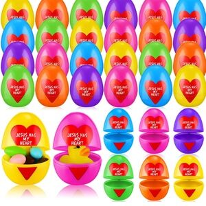 Box of 72 Religious Refillable Easter Eggs